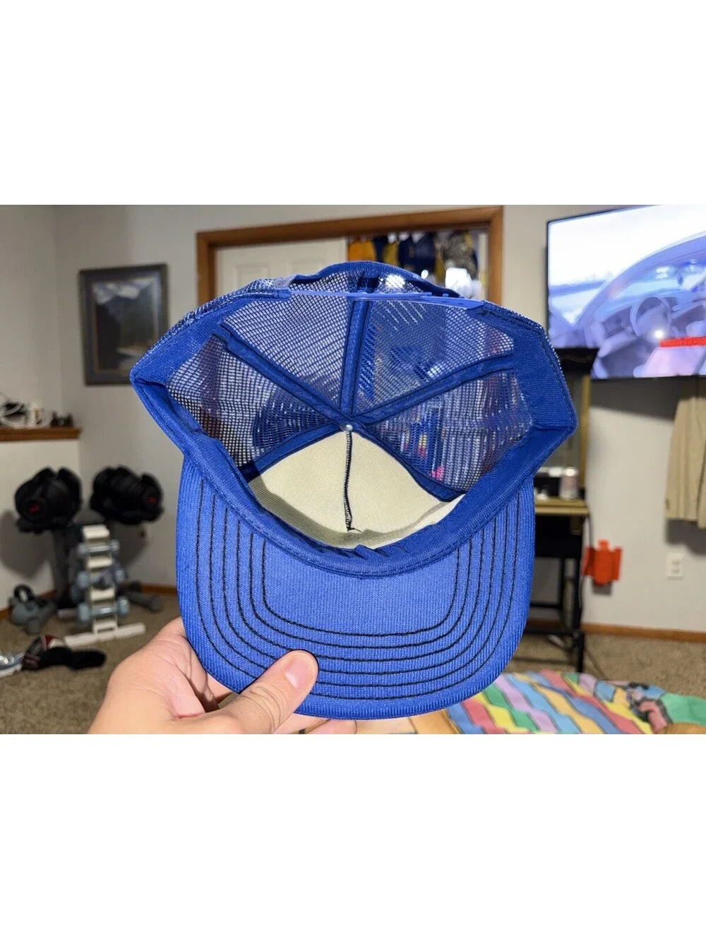 Vintage Western Wire Trucker Hat / SnapBack / Mesh